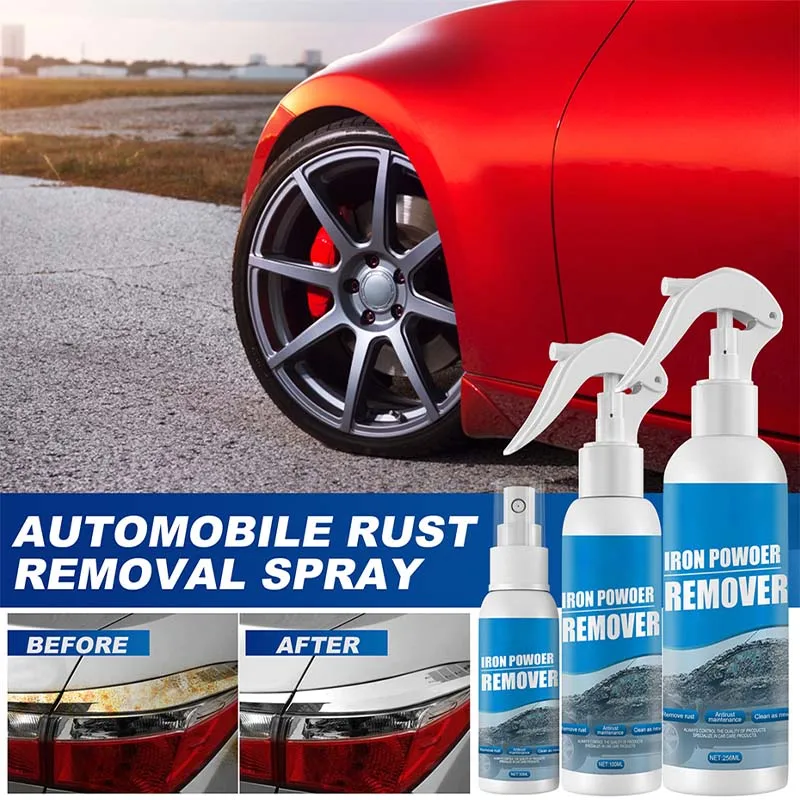 Iron Powder Remover 30/100ML Protect Wheels And Brake Discs From Iron Dust Rim Rust Cleaner for Auto Detail Chemical Car Care