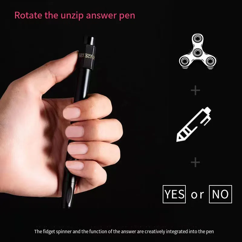 New Creative Decompression Metal Pen Answering Pen Multi functional Rotating Pen Ball Pen Student Stationery