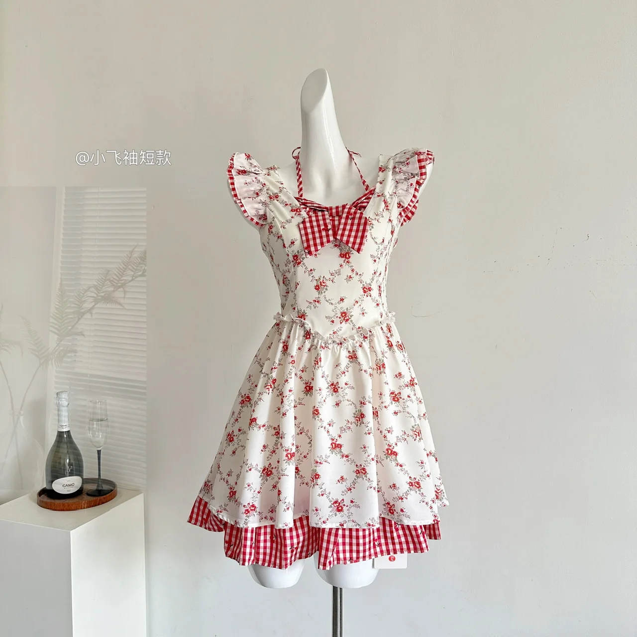 

Summer Sexy Spaghetti Strap Floral Leopard Print Dress Women Beach Backless Strapless Elastic Waist Rose Flower Party Vestidos