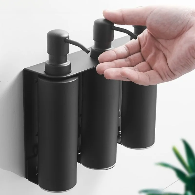 

Wall-mounted Soap Dispenser Stainless Steel Household Smooth Durable Simple Liquid Soap Dispensers Durable Bathroom Equipment