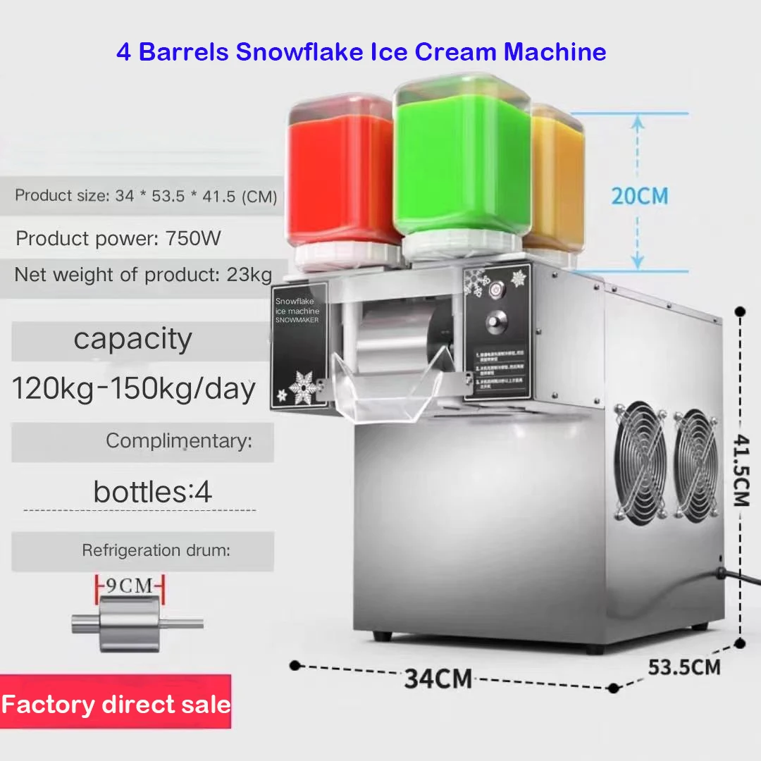 Snow Flake Cream Korean Snowflake Ice Bingsu Machine