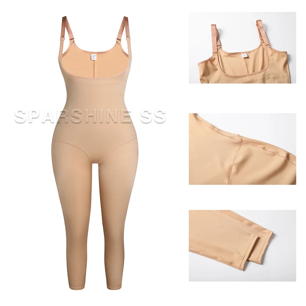 pantaloni-modellanti-di-lunghezza-body-da-donna-shapewear-leggings-contenitivi-per-la-vita-trimmer-corsetto-senza-cuciture-con-busto-aperto-uso-post-liposuzione