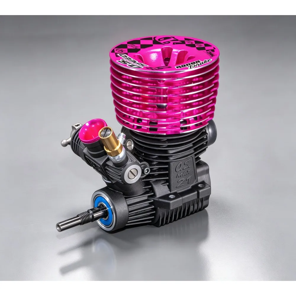 

OS SPEED Engine 3.49cc Nitro Engine B21 RONDA DRAKE EDITION 1CH03 with Exhaust Pipe Kit for Buggy Truggy Off-road Model Engine
