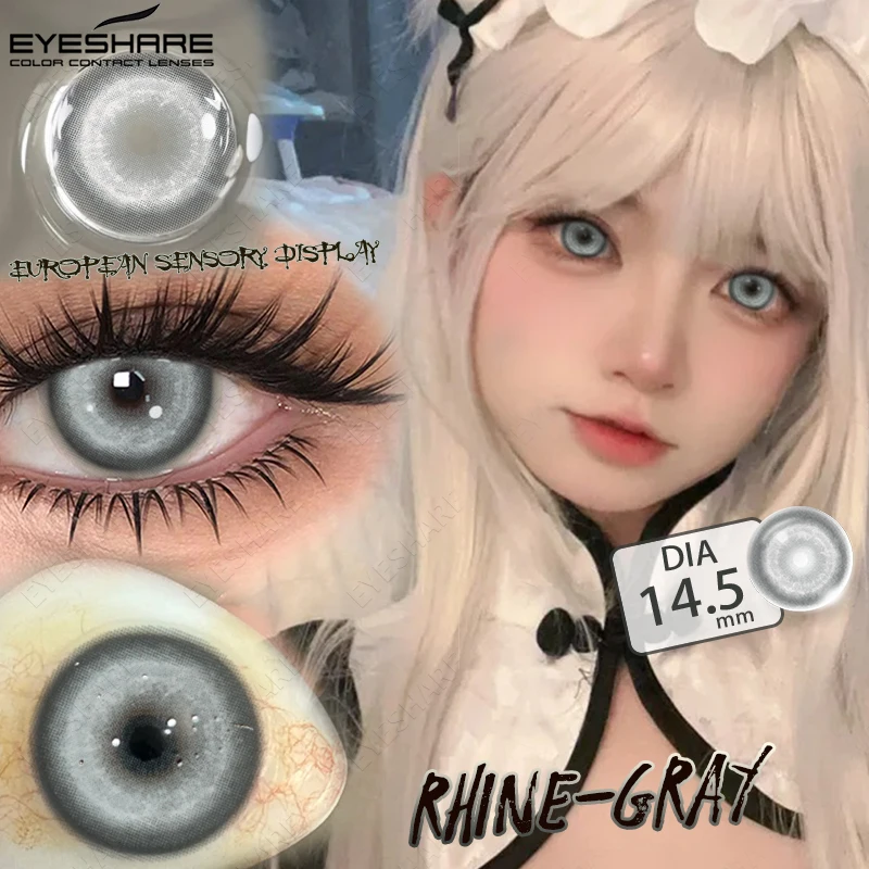 EYESHARE Farbige Kontaktlinsen für Cosplay Anime Lila Rosa Niedliche Kontaktlinsen Rote Linsen für Halloween Make-up Blaue Pupillen Y2K Linsen – Detail 21