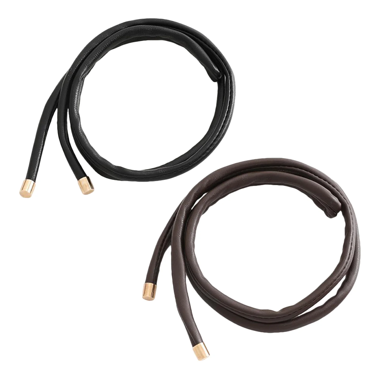 

2 шт. резинки, регулируемые манжеты с хвостиком для женщин, толстые резинки для волос, надежная посадка, резинка для волос во французском стиле, резинки для волос