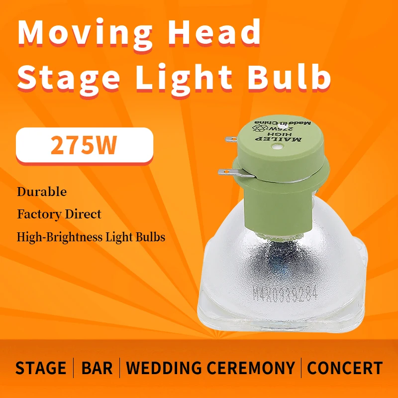 Replacement of 275W Beam Moving Head High Quality 275W Light MSD Platinum MAILEPU Bulb Stage Studio Light