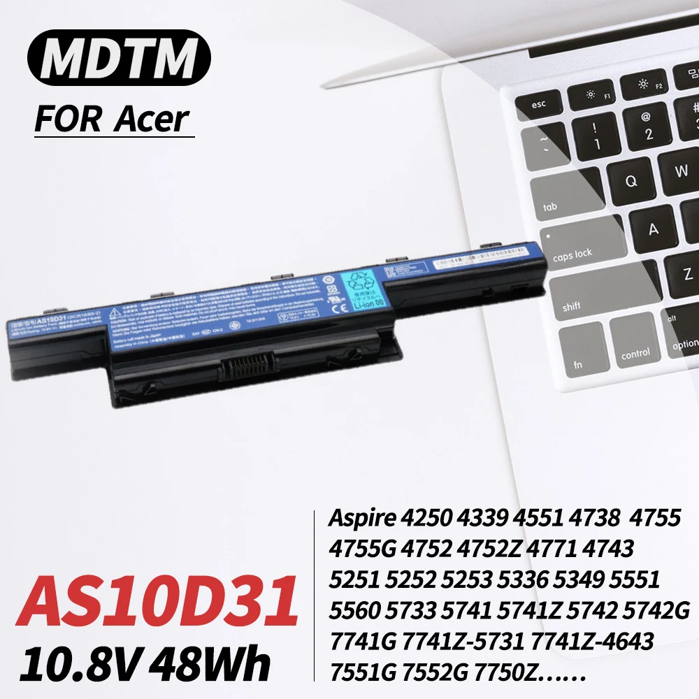 AS10D31 AS10D51 Battery for Acer Aspire 4741 5253 5551 5552 5560 5733 5733Z TravelMate 5740 5735 5735Z 5740G NV55C NV50A NV53A