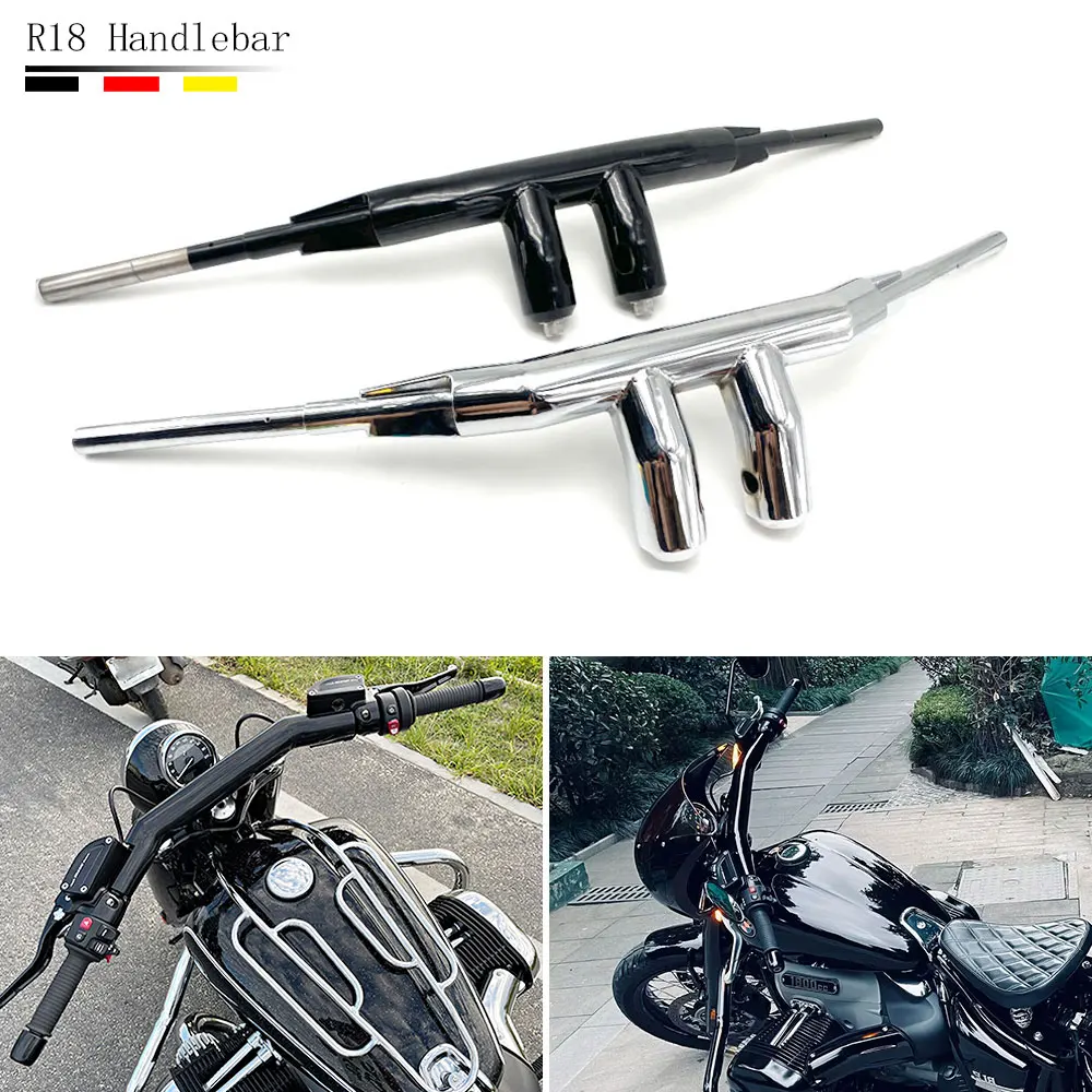 

Motorcycle R 18 Handlebar Black Chrome Sport Handle Accessories For BMW R18 100 Years R18 Classic 2020 2021 2022 2022 2023