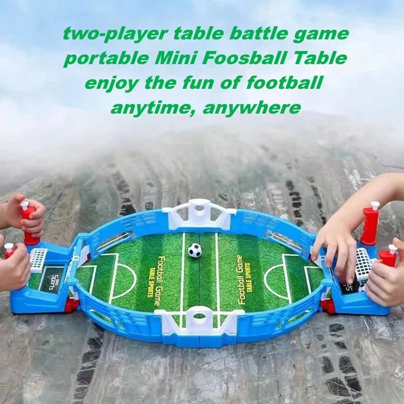 Foosball Tables, Mini Tabletop Football Game Set Soccer Tabletops Competition Sports Games, For Family Game Night Fun