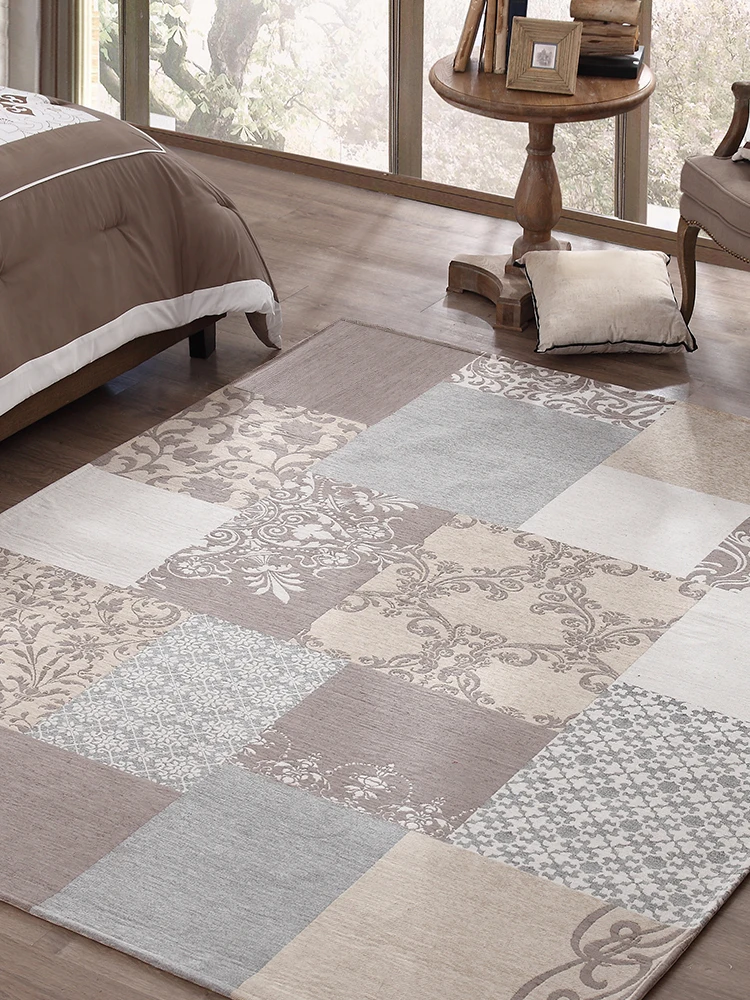 American Style Carpets For Living Room Big Area Rugs Bedroom Hallway Study Floor Carpet Home Woven Rug Floor Mat