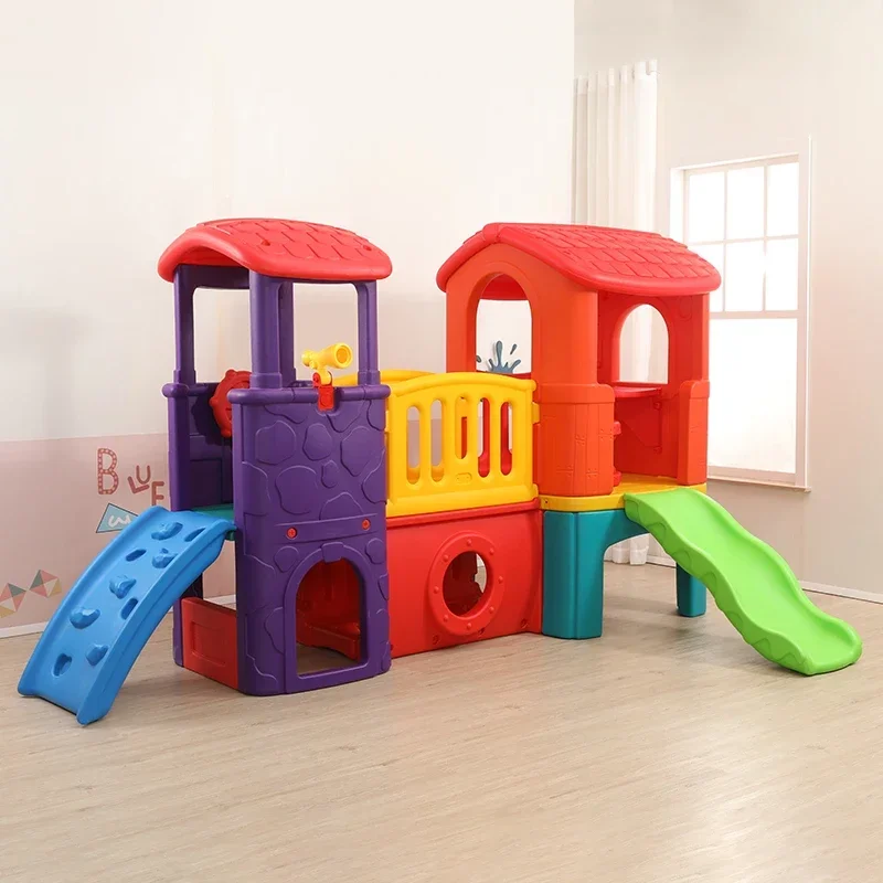 Little God Child Slide Children's Indoor Household Large Castle Kindergarten Outdoor Amusement Park Equipment Family Slide