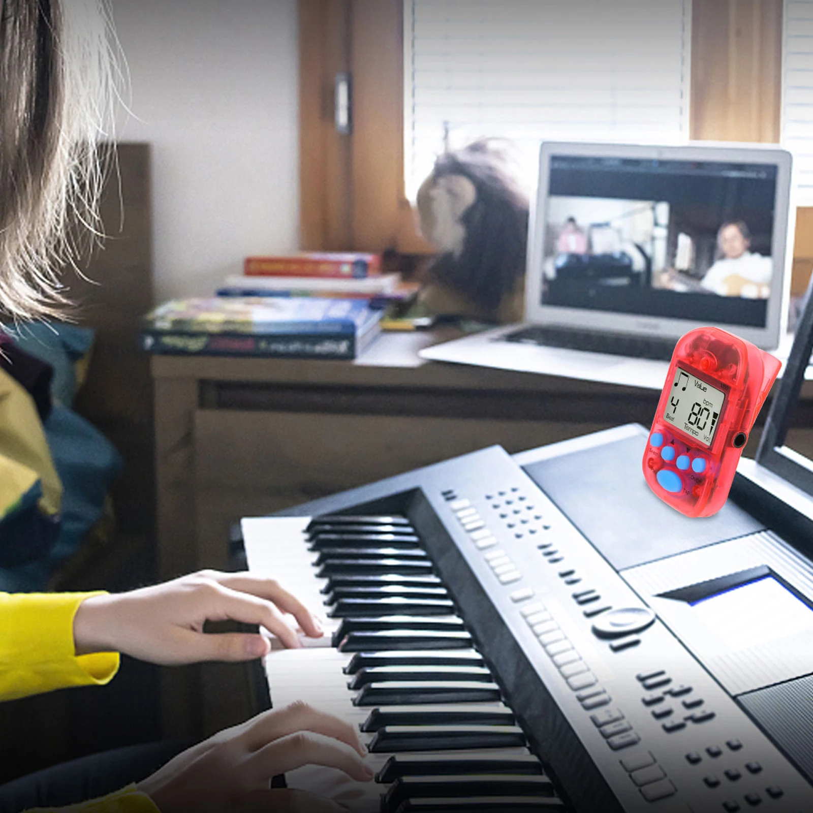 

1Pcs Digital Metronome Precise Rhythm Easy Carry Lightweight Design Great for Beginners and Professionals Piano Violin