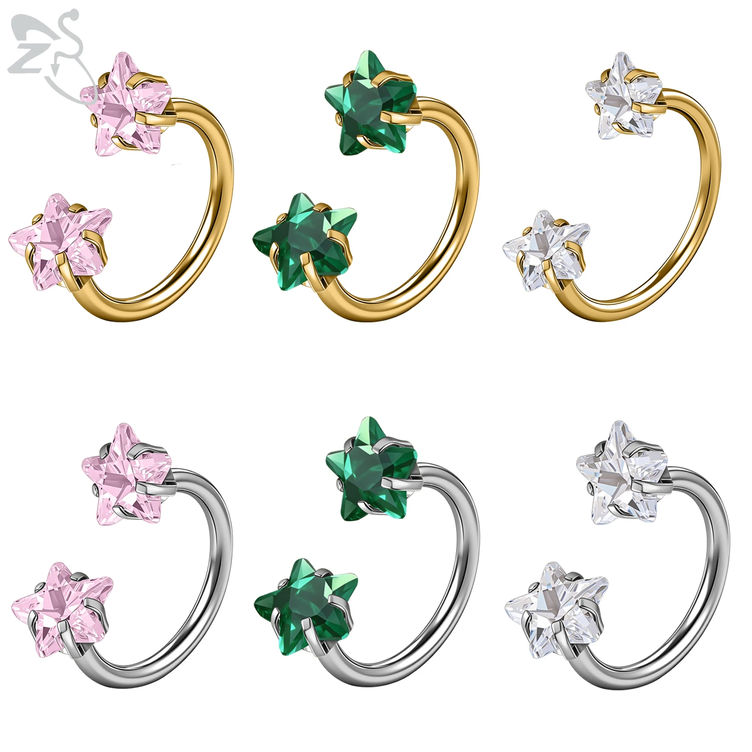 Zs 1PC Star Shape N…