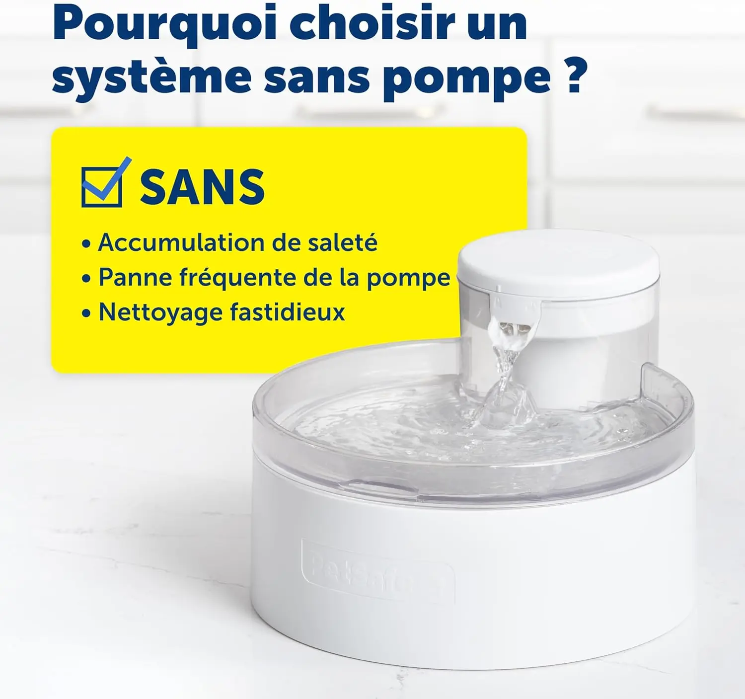 Fonte de água automática para gatos com tecnologia HydroSpin - Design sem bomba, segura para máquina de lavar louça, 60 onças para hidratação saudável