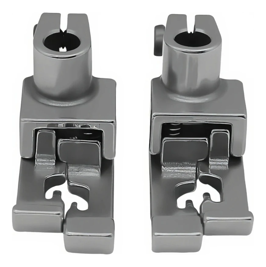 Right & Left Compensating Edge Guide Presser Foot 5.6 For 2/3 Needles Coverstitch Sewing Machine Accessories