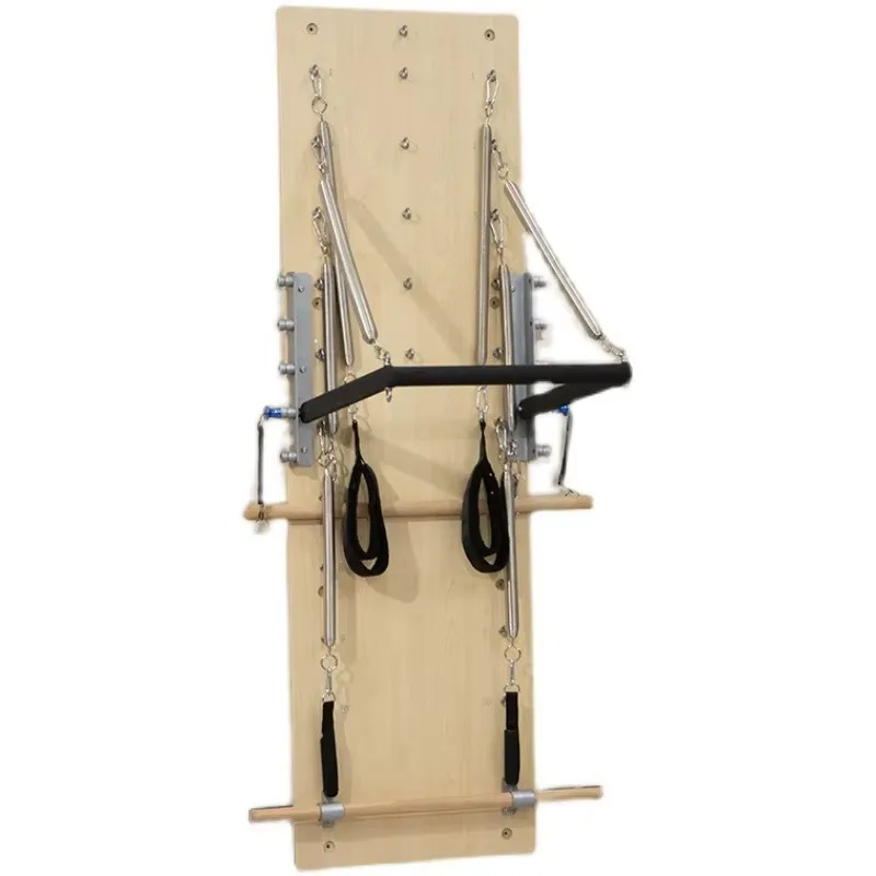 

YTYIN Home Studio Wall Pilates Board: Versatile Wood Springboard & Space-Saving Wall Mounted Reformer for Bodybuilding