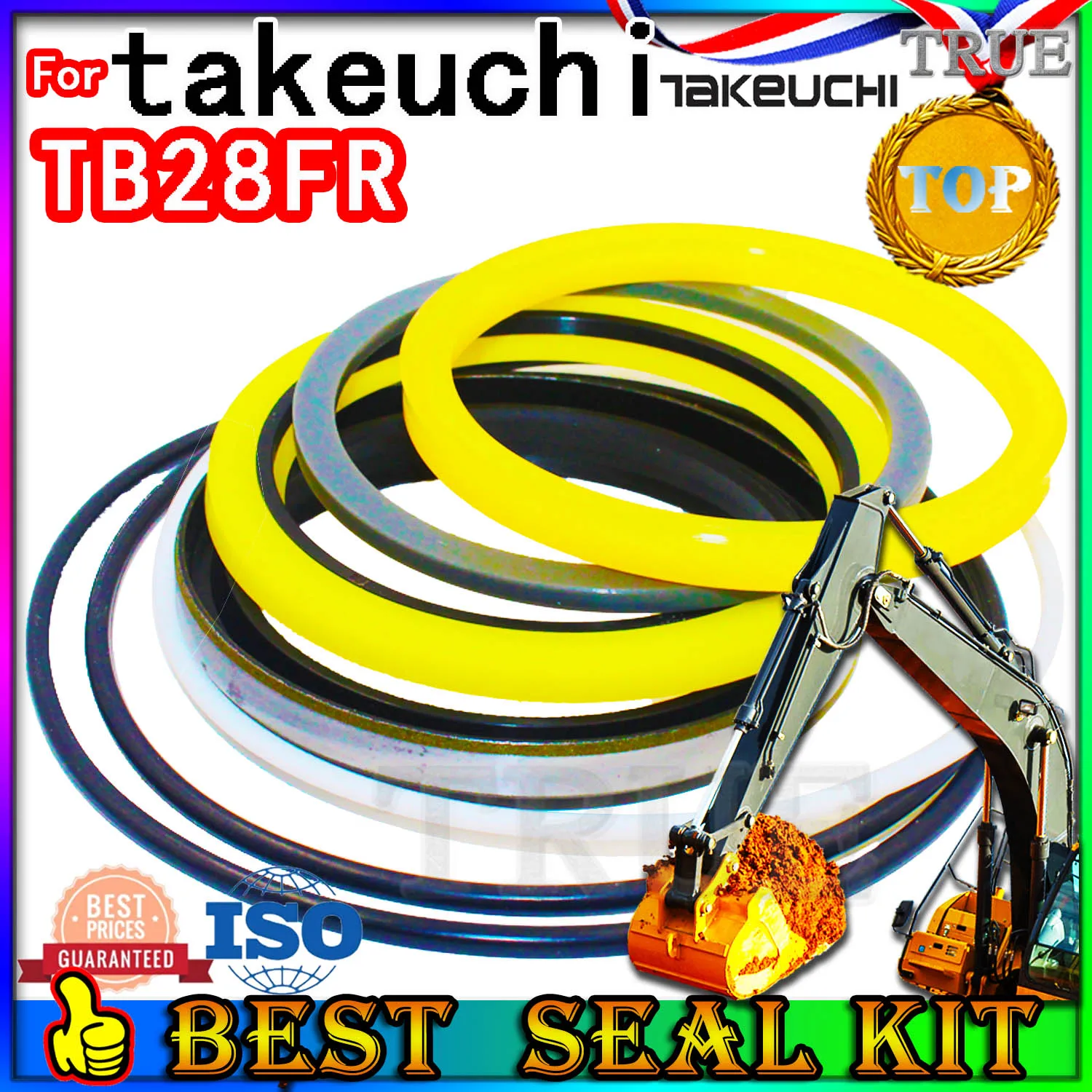 For TAKEUCHI TB28FR Oil Seal Repair Kit Boom Arm Bucket Excavator Hydraulic Cylinder Wheel Control Pilot Valve Blade TRAVEL Pump