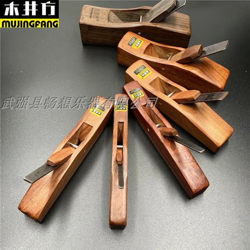 Hong Kong-Style Plane Edge wooden Rosewood Bull-nose Radius hollow Planer Carpenter Furniture Grooving DIY Wood Planes tools