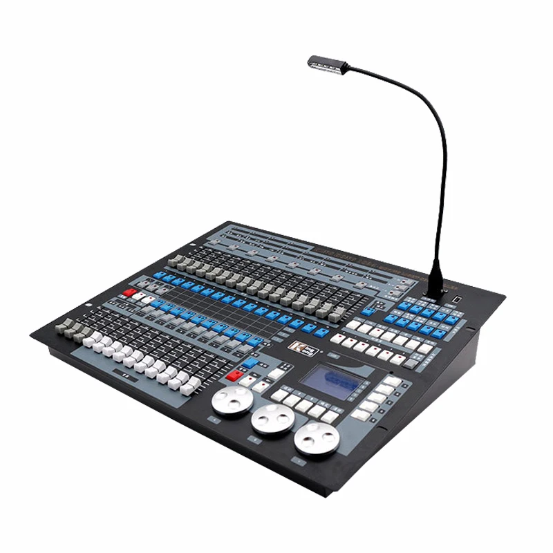 1024 DMX-Konsole mit Flightcase, DJ-Controller, geeignet für bewegliche Scheinwerfer, Strahllichter, Par-Lichter, Bühnenbeleuchtungsausrüstung – Detail 3