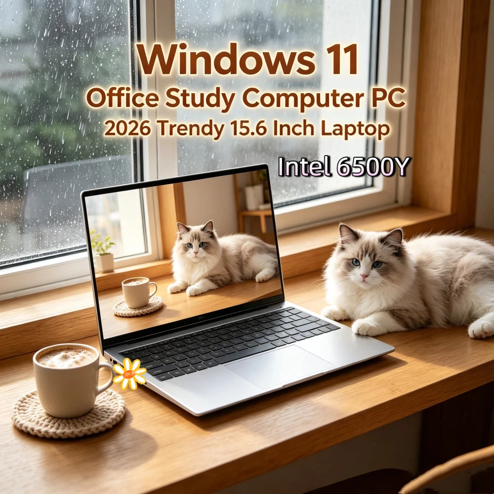 

Featherlight 15.6 Business Gaming PC Intel 6500Y 32GB RAM 2TB SSD 5000mAh Backlit Keyboard Fingerprint Windows 11 Laptop
