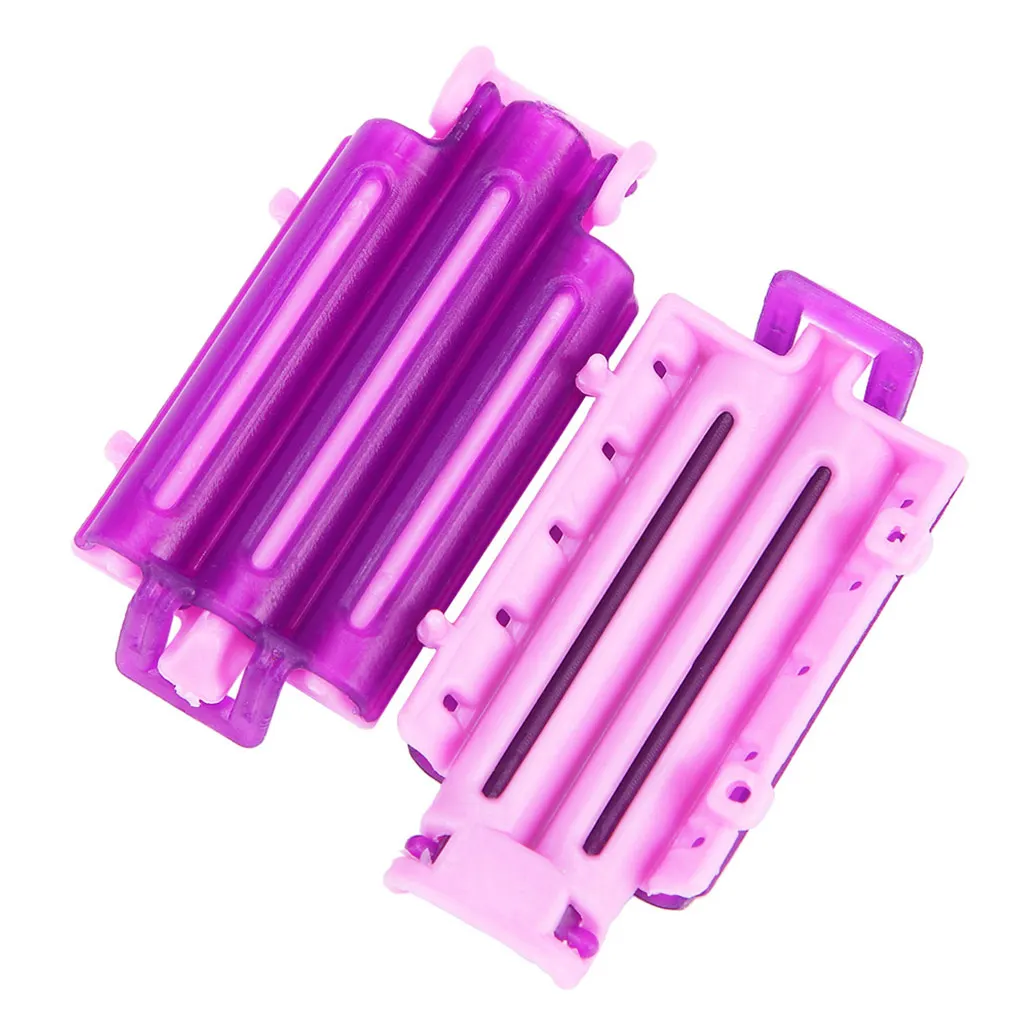 

1 Bag ABS Women Hair Curler Foldable Girl Hairstyling Curlers Accessories