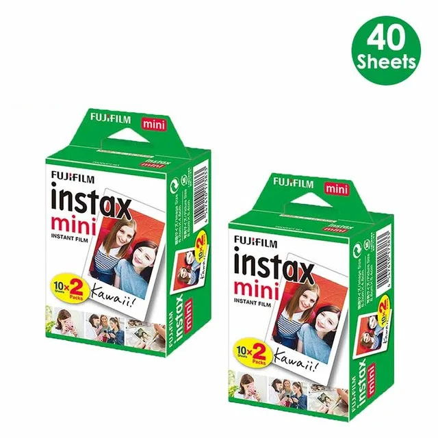 Fujifilm Instax Mini Film Wit 10 20 40 60 80 100 Vellen Voor FUJI Instant Fotocamera Mini 12/11 Mini 9 8 7 70 90 Filmcamera