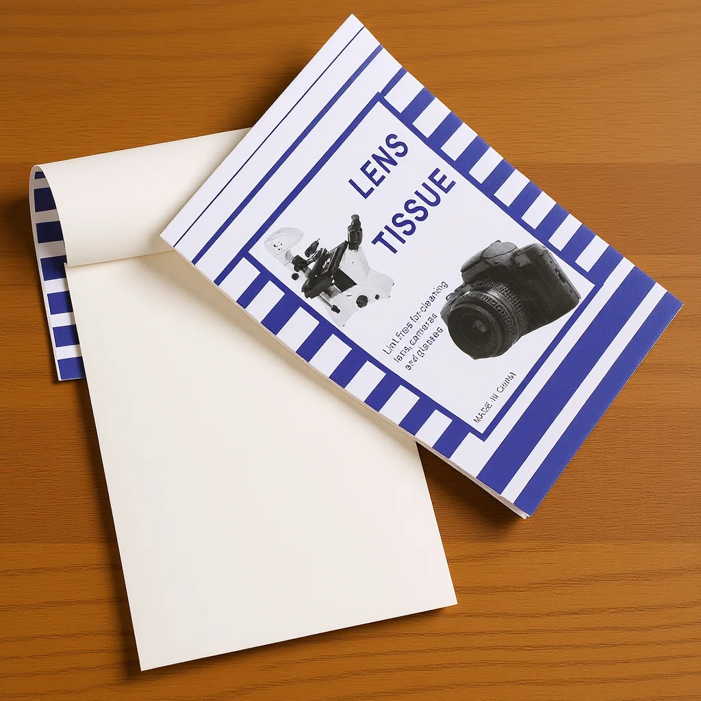 

Microscope Cleaning Paper 100PCS Camera Lens Wipe Dust Free Tissue for Eyeglasses Swim Goggles Kit White