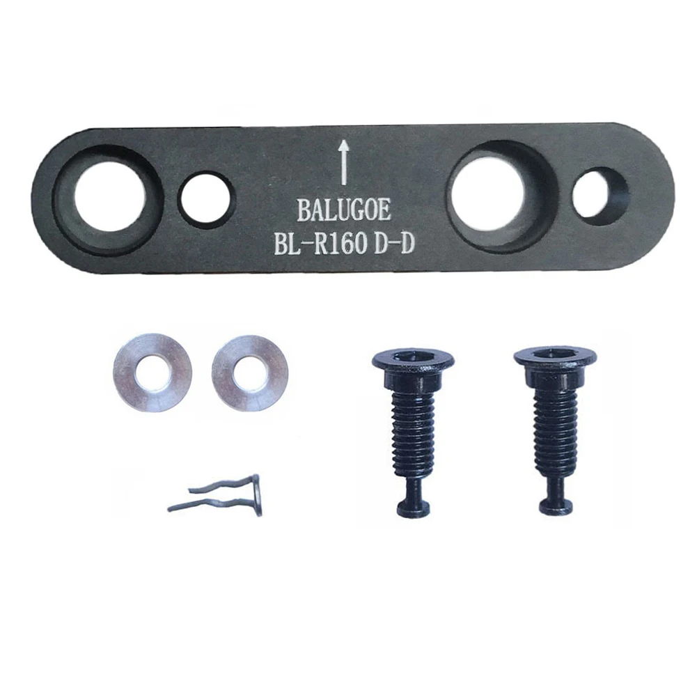 

Brake Parts Disc Brake Adaptor 140 To 160mm Aluminum Alloy Black Flat Mount R160 D/D High Performance High Quality