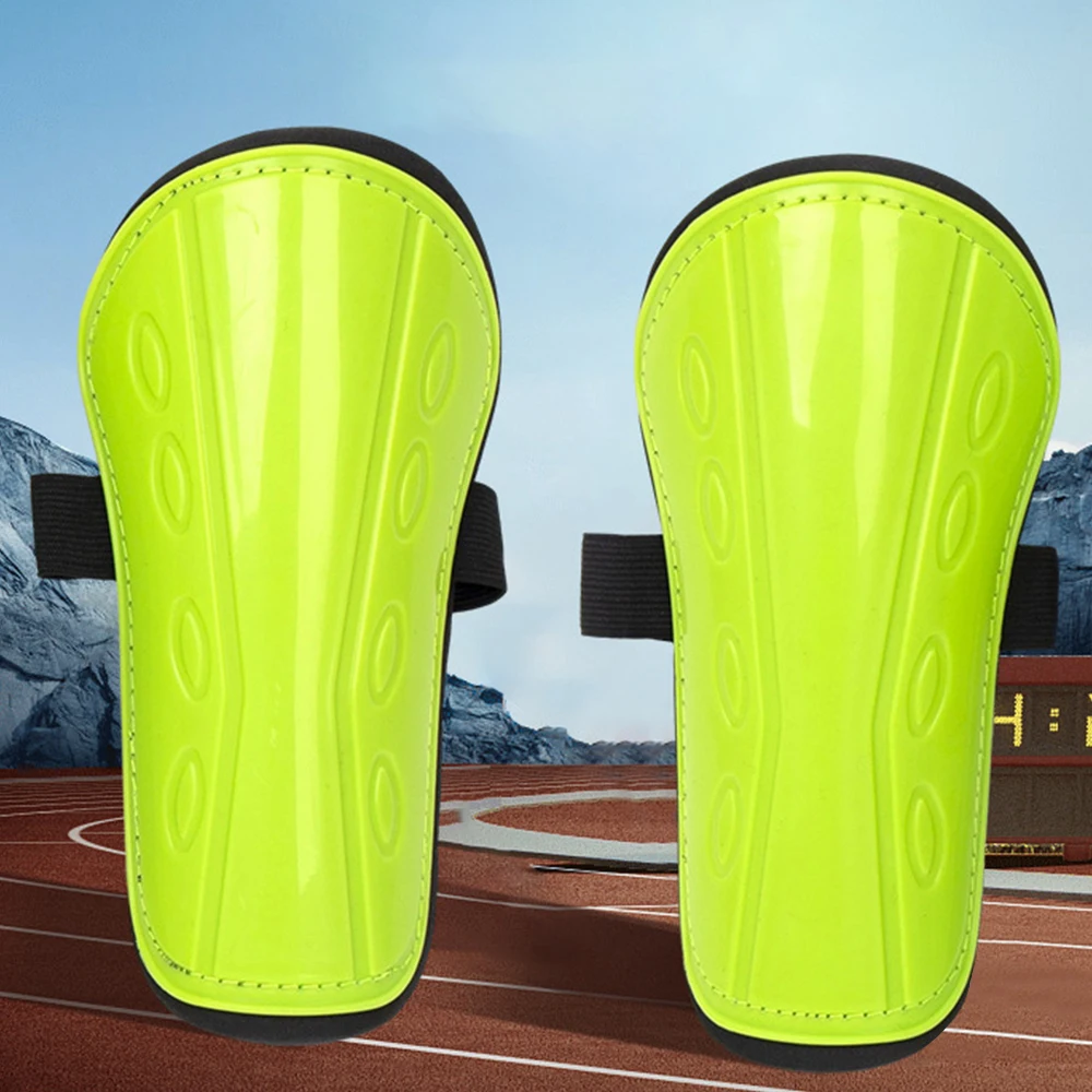 Lightweight Football Shin Holder Leg Guard Strapless Breathable Pads Soccer Shin Guards Protective Plastic