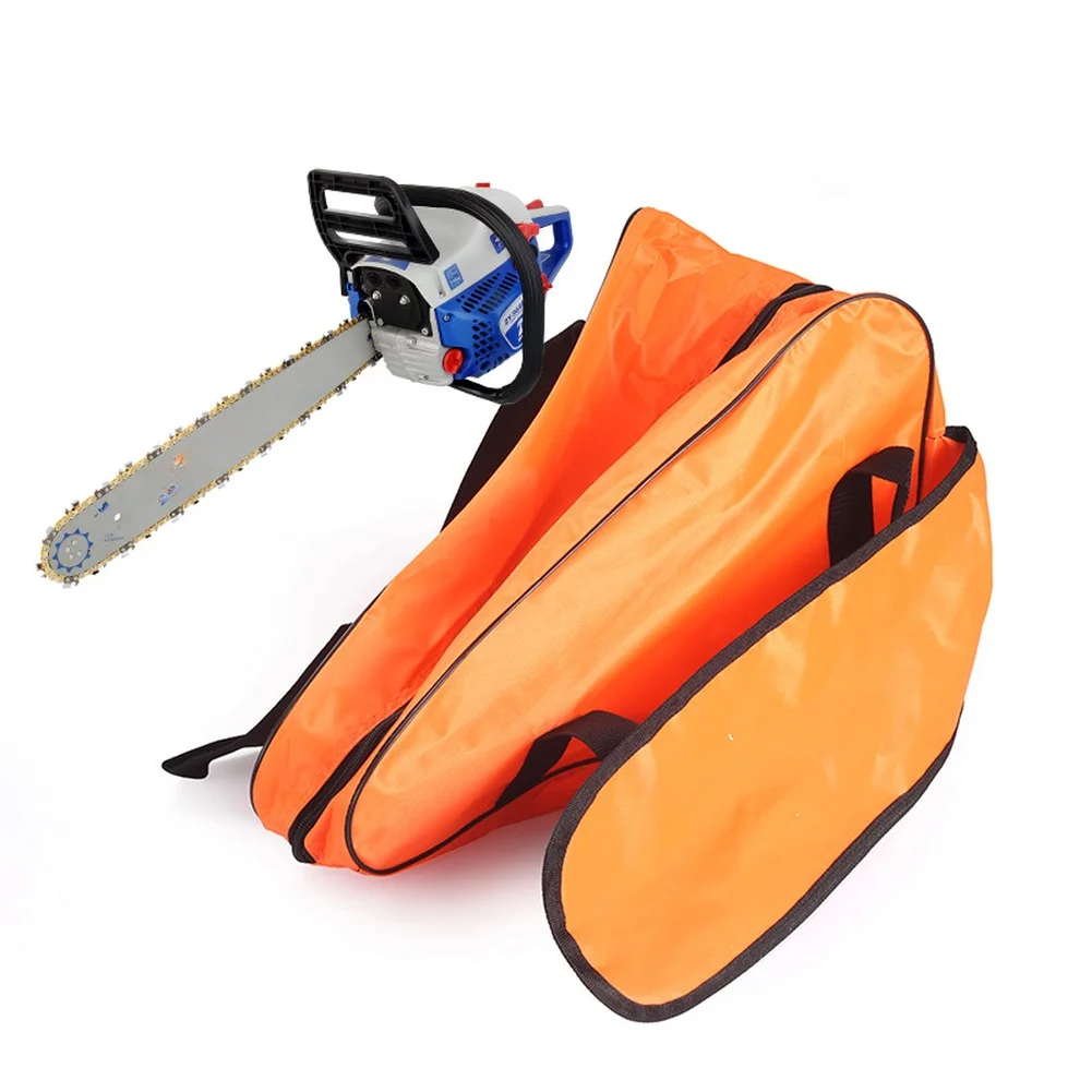 Chainsaw Transport Pouch Constructed from Industrial-Grade Oxford Cloth for 20 Inch Gas Chainsaws with Ergonomic Carrying Handle