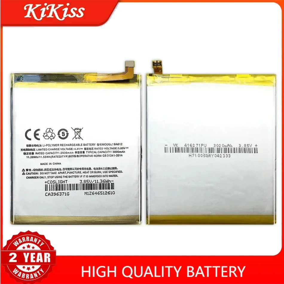 BA612 BA611 BA621 BT15 BT68 BT61 Battery For Meizu Meizy  M 5S 5C M5S M612Q M612M M612H M3 M3S mini Note M5 M5C M6 Note