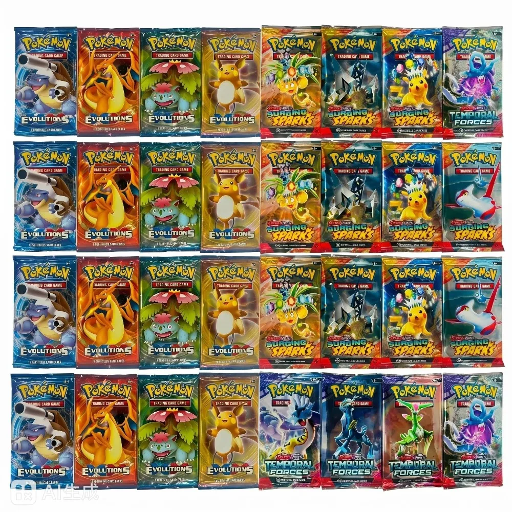 

4 Pcs Pokemon Card Prismatic 151 Evolutions English Booster Battle Pokemon Card Game Carte Trading Collection Cards Gift