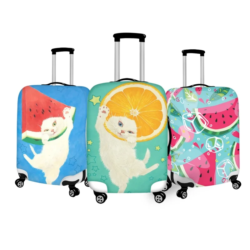 Melancia Bagagem de Viagem Capa, Elástica Bagagem Protetora Capas, Adequado para 18 "-32" Trolley Case Acessórios, Verão