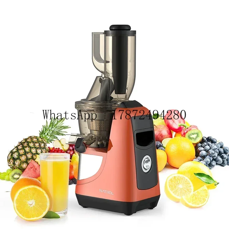 For3-em-1 smoothie & sorvete fabricante boca grande espremedor lento extrator máquina de aço inoxidável mastigação espremedor casa n uso