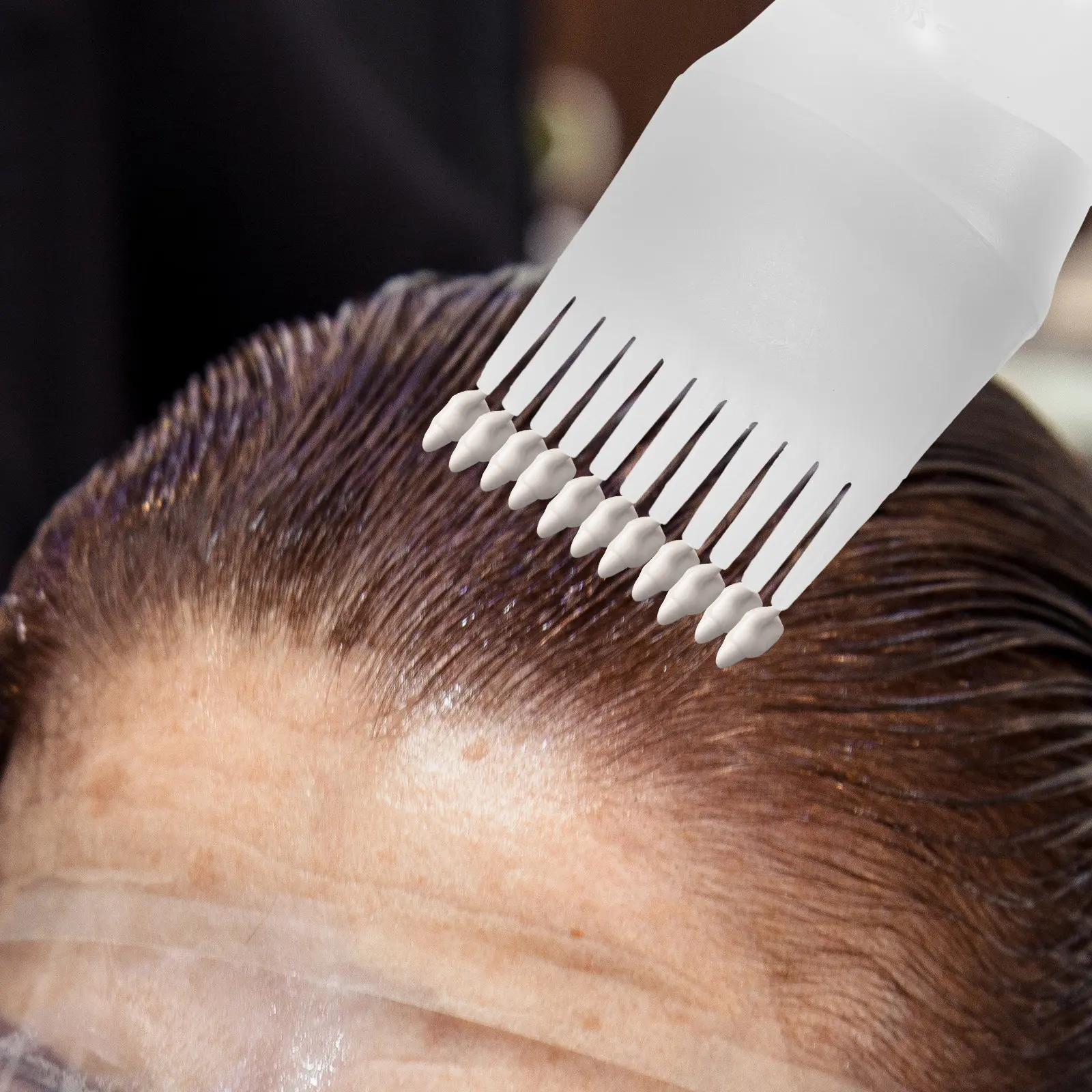 Hair Dye Applicator Bottle with Comb & Spray for Root Touch-Up and Curly Hair