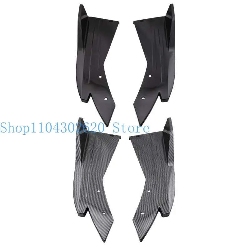 02DE Diffusor Seitenrock -Wickel -Splitter -Auto Heck Stoßfänger Spoiler Lippenflügel -Trimmschutz Anti -Crash