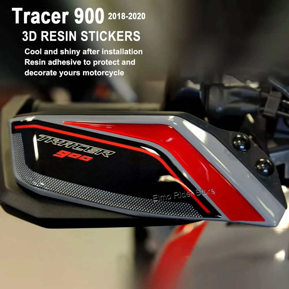 Tracer 900 naklejka na jelce motocykla 3D naklejka z żywicy epoksydowej dla Yamaha Tracer 900 2018-2020