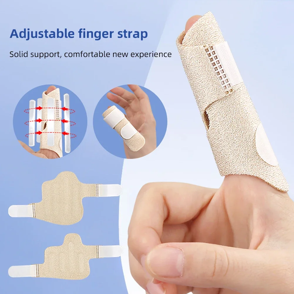 Pain Relief Trigger Adjustable Finger Fixing Splint Straighten Brace Sprain Dislocation Fracture Finger Splint Corrector Support