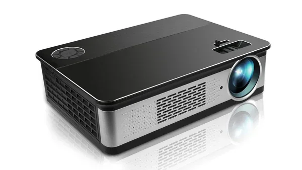 Proyector Transjee de alto lúmenes nativo 1920x1080P Full HD 20000:1 Proyectores Corrección Keystone Soporte Proyector LED LCD