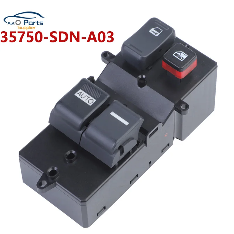 

Новый переключатель стеклоподъемника 35750-SDN-A03 35750SDNA03 35750SDNA0 4 для Honda Accord 03 04 05 06 07