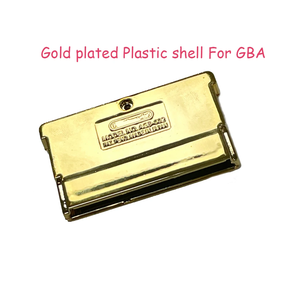 

10pcs Game Shell for GameBoy Advance for GBA game cartridge case Gold plated Plastic Game Card shell