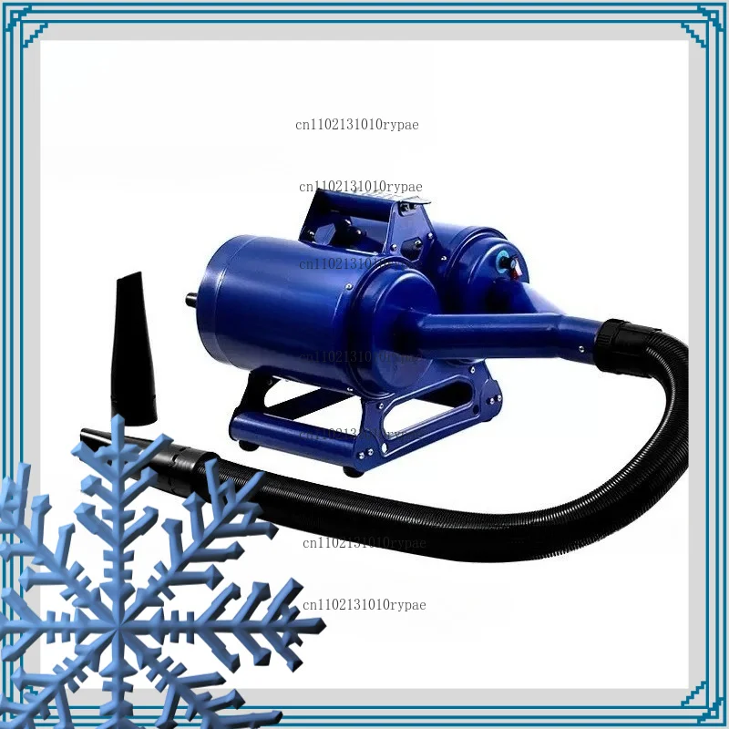 Pet water blower with high power and dual motors - perfect tool for drying dogs