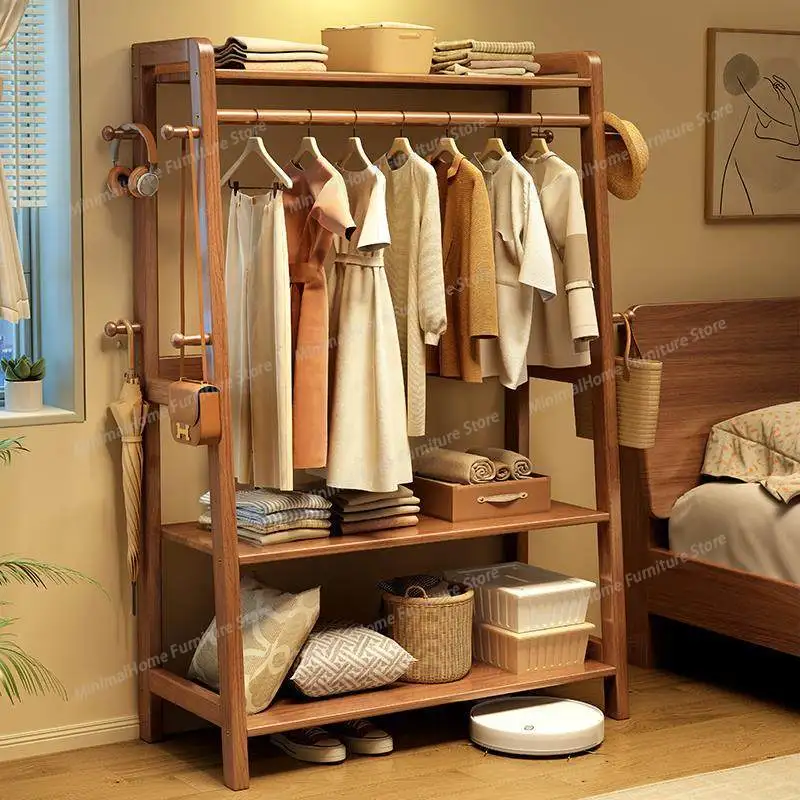 Standing aesthetic Coat Racks Organizer Space Saving Nordic Safe Coat Racks Luxury Garment Arara De Roupa Living Room Furniture