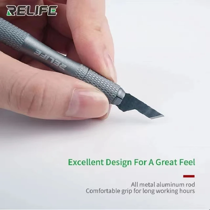 Relife 8in RL-101B 1ชุดใบปัดน้ำฝนเมนบอร์ดที่มีความแม่นยำสูง, ชุดเครื่องมือตัดกาวเหนียวที่ลับมีด