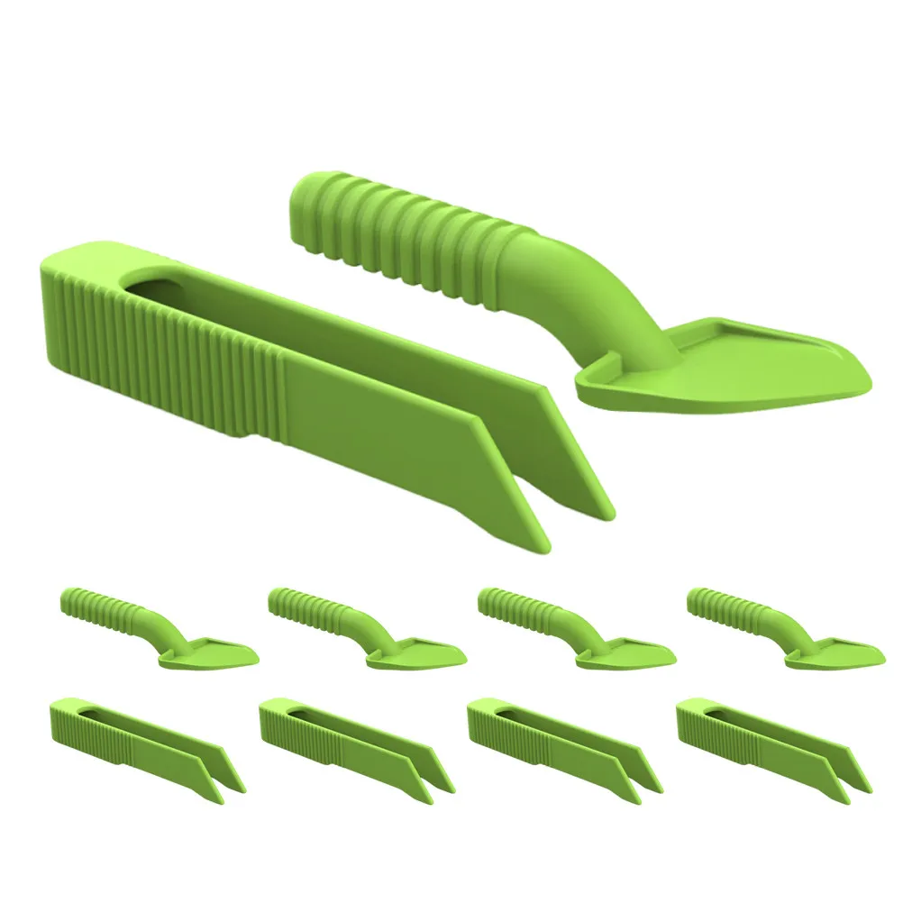 5Set Reptile Cleaning Tools Set Poop Scooper Feeding Tongs Terrarium Cleaner for Lizards Snakes Bearded Dragons Geckos Rats view 2