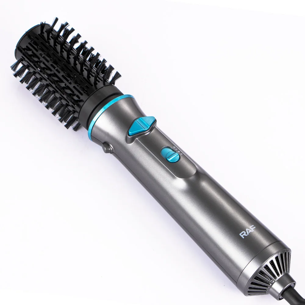 Styling per capelli ricci e lisci da 1200 W 2 in 1 360 °   Pettine ad aria calda rotante Curl automatico e aria calda