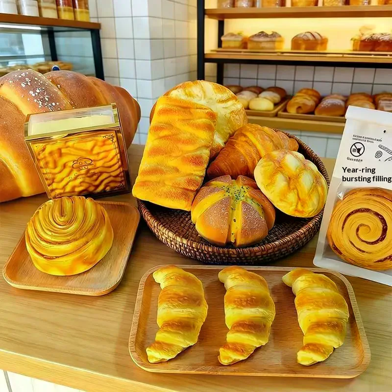 /Cna/Artificial Bread Sensory Toys Slow Rising For Stress Relief Home Decor Bakery Display Kids Gifts Realistic