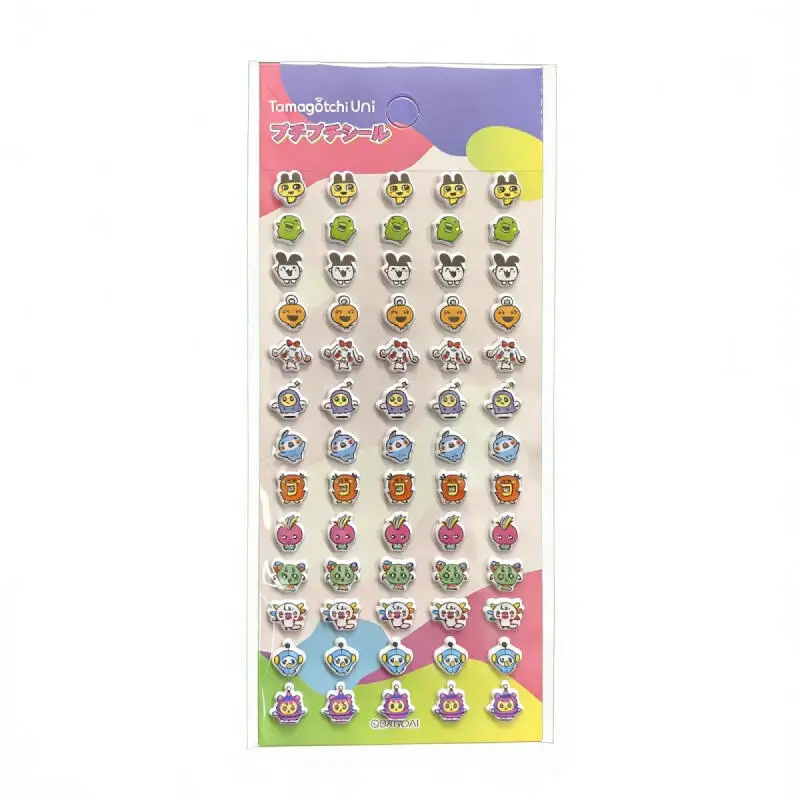 6Pcs Tamagotchi Cartoon Bubble Stickers Creativity Diy Phone Case Suitcase Laptop Decoration Sticker Anime Peripherals Gift Toy view 6