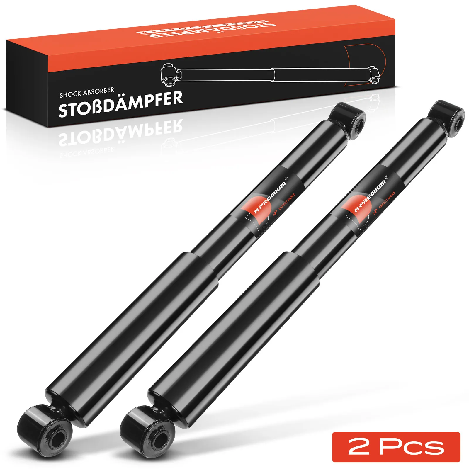Frankberg 2x Stoßdämpfer Hinterachse für Mercedes Sprinter 4,6-T 5-T B906 VW Crafter 30-50 Bj ab 2006 66414 68013827AA 349044