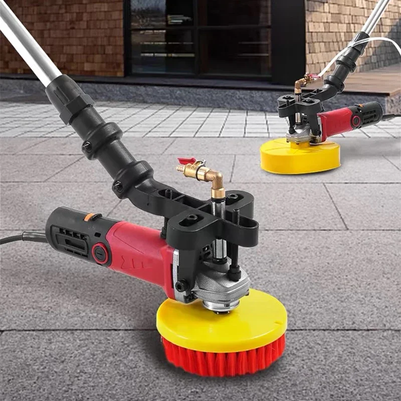 860W Multifunctional Electric Concrete Floor Scrubber Floor Cleaning Tool Handheld Marble Tile Cleaning Equipment